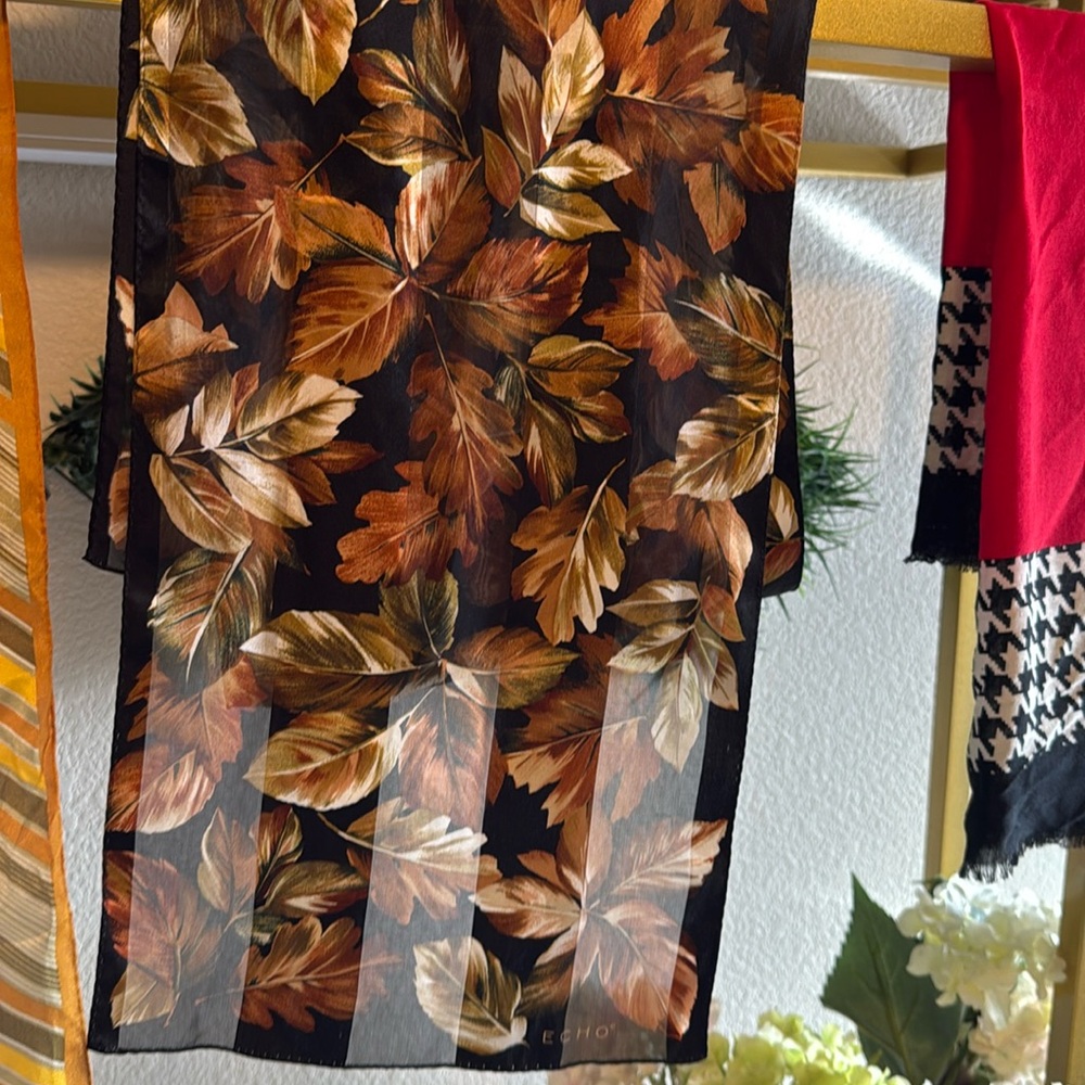 Echo silk scarf